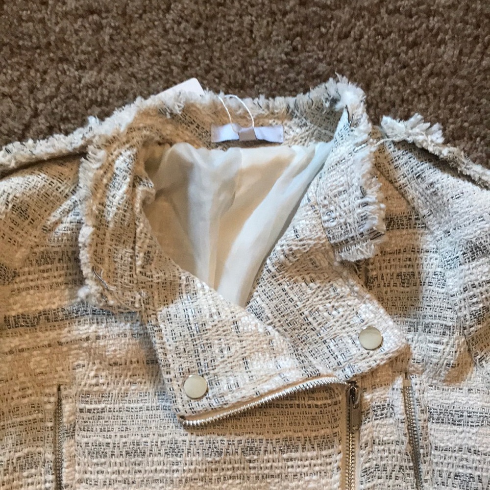 Aubrey Frey Hem Tweed Jacket - Picture 5 of 7